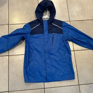 Kids size 14/16 LL Bean Trail Model Rain Jacket. Like new condition.